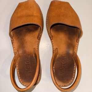Tan Leather Women's Sandals
